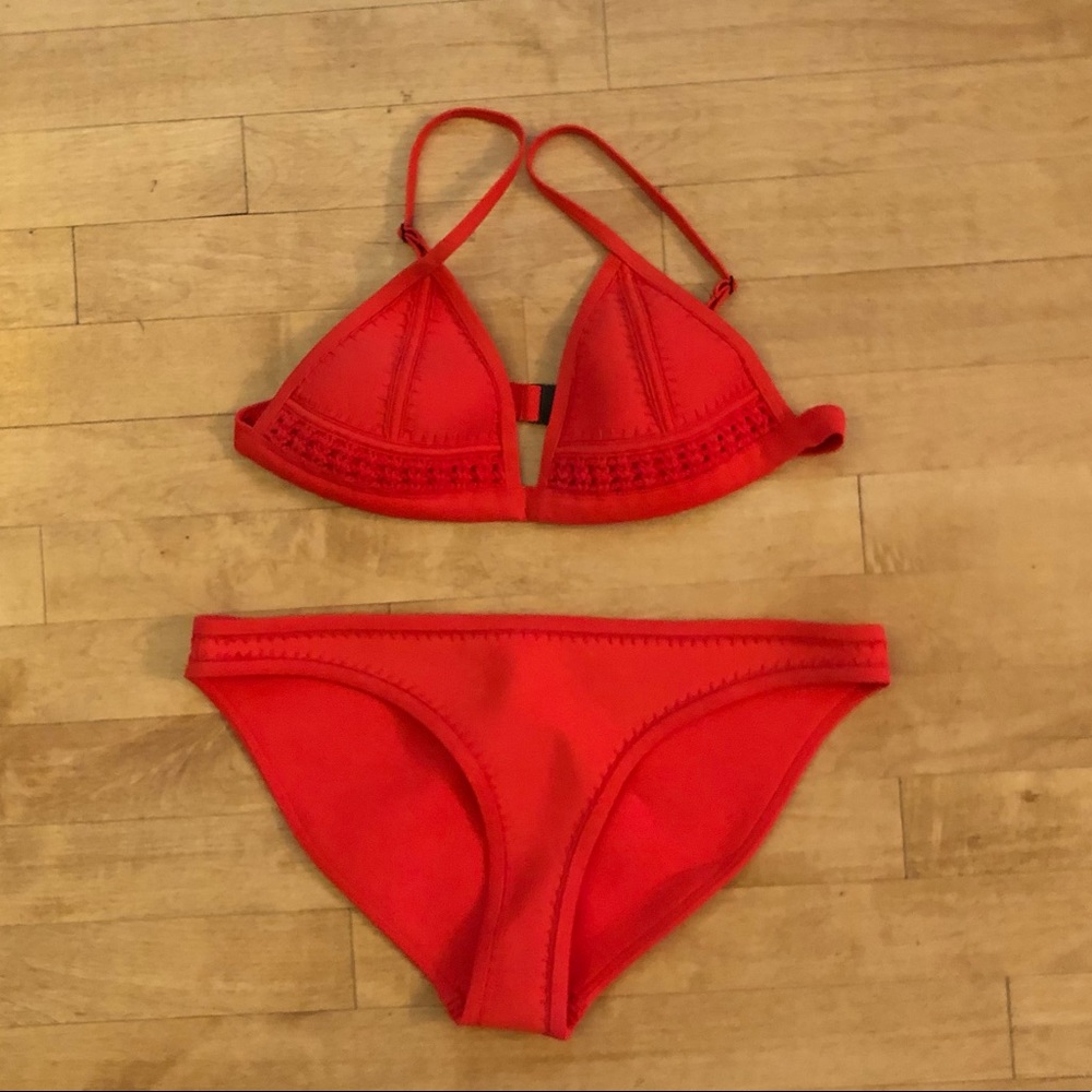 Triangl Red Bikini